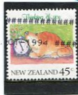 NEW ZEALAND - 1991  45c  ALARM CLOCK  FINE USED - Gebraucht