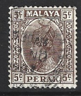 MALAYA - PERAK. N°43 Oblitéré De 1935-6. Sultan. - Perak