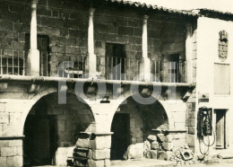 1954 REAL PHOTO POSTCARD VACUUM OIL PETROL STATION MIRANDA DO DOURO BRAGANÇA  PORTUGAL CARTE POSTALE - Bragança