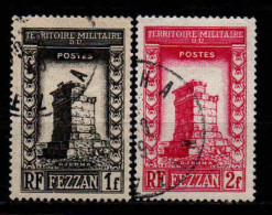 Fezzan  - 1949 -  Djerma -   N° 43/44  - Oblit - Used - Oblitérés