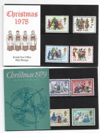 GREAT BRITAIN - CHRISTMAS 1978 AND 1979 - PRESENTATION PACK - Presentation Packs