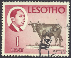 LESOTHO 1968-9 - Yvert 150° - Bovino | - Koeien