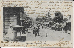 Cpa Afrique-FREETOWN- Krootown Road-écrite Voyagée Sierra Léone 1905-non Divisée- - Sierra Leone