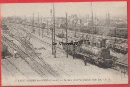 37 - SAINT PIERRE DES CORPS---La Gare Et La Vue Générale ( Coté Est ) - Andere & Zonder Classificatie