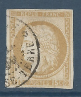 CERES N° 19 CACHET BASSE TERRE Aminci / Used - Cérès