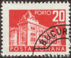 Pays : 410 (Roumanie : République Socialiste)  Yvert Et Tellier N° : Tx   130 Gauche (o) / Michel P 110 A - Port Dû (Taxe)