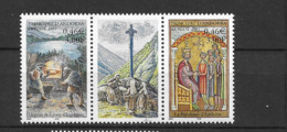 2001  MNH Andorra (French), Mi 564-5, Postfris** - Nuevos