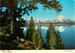 CPSM The Majestic Rugged Grandeur Of The Teton Range In Beautiful Jackson Lake-Beau Timbre       L2361 - Autres & Non Classés