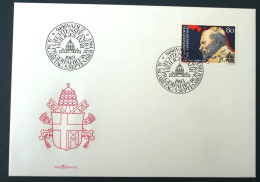 1983  Liechtenstein FDC Michel N° 830  Pape Jean-paul Papst Johannes Paul II Sonderstempel Cachet Spécial   Marcophilie - Collections (sans Albums)