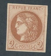 AB-9: FRANCE: Lot Avec N°40B NSG - 1870 Bordeaux Printing