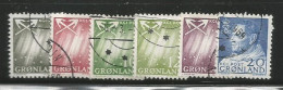 Greenland Scott # 48 - 65 Used VF.complete.......................................w64 - Oblitérés