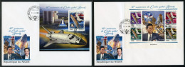 Niger 2022, Kennedy Space Center, 4val In BF +BF In 2FDC - Afrika