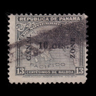 CANAL ZONE STAMPS.1911.10c On 13c.SCOTT 36.USED - Zona Del Canale / Canal Zone