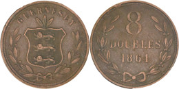 Guernesey - 1864 - 8 DOUBLES - 13-214 - Guernsey