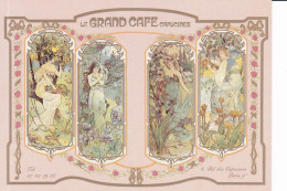 Lot 2cp- CAFES PARISIENS - "Le Grand Café CAPICIN" Et Le PROCOPE" - Publicidad