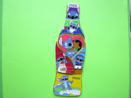 6 Pin's Coca-Cola Bouteille Puzzle Lilo & Stitch (14,5 Cm)  - SP42 - Coca-Cola