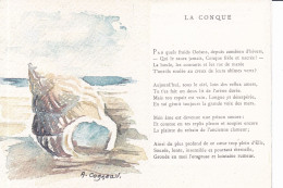 Lot 6cp - Poèmes De J.M. De Hérédia Et Aquarelles De A. Cogneau - Sonstige & Ohne Zuordnung