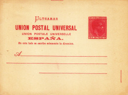 CRCOL385 ENTERO POSTAL CUBA Nº 4 - Cuba (1874-1898)