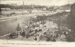 69 - LYON-VAISE - Place Du Pont-Mouton Et Vue Sur Le Quai De Serin - Lyon 9