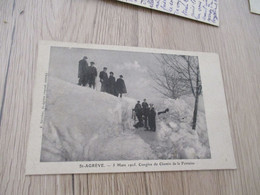 CPA 07 Ardèche  Saint Agrève 5 Mars 1905 Congère Du Chemin De La Fontaine - Saint Agrève