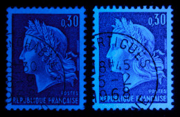 1967-69 Marianne De Cheffer N°1536 - Papier Réactif Aux UV - Used Stamps