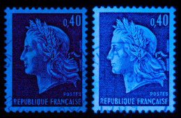 1967-69 Marianne De Cheffer N°1536B - Papier Réactif Aux UV - Used Stamps