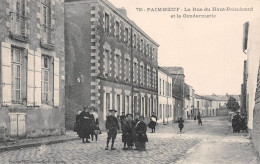 PAIMBOEUF (Loire-Atlantique) - La Rue Du Haut-Paimboeuf Et La Gendarmerie - Voyagé 1909 (2 Scans) - Paimboeuf