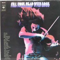 * 2LP *  FILL YOUR HEAD WITH ROCK - CHICAGO / SANTANA / FLOCK / ARGENT / JANIS JOPLIN A.o. (Europe 1970 EX) - Compilaciones