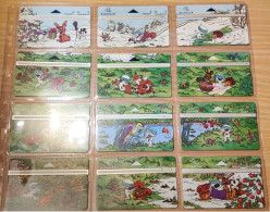 BELGIUM 1995 DIGIT PUZZLE MONTHES 12 CARDS - Puzzles