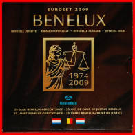 * COURT 1974 SILVER: BENELUX BELGIUM NETHERLANDS LUXEMBOURG  EURO SET 2009 (24 COINS) RARE!  ·  LOW START · NO RESERVE! - Netherlands