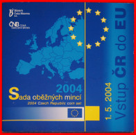 * EMISSION 1993-2023: CZECH REPUBLIC  MINT SET 2004 (7 COINS) RARE! TO BE PUBLISHED! ·  LOW START · NO RESERVE! - Repubblica Ceca