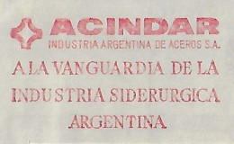 Argentina 1972 Cover From Buenos Aires Meter Stamp Hasler F66/F88 Slogan Steelworks ACINDAR Argentine Steel Industry - Cartas & Documentos