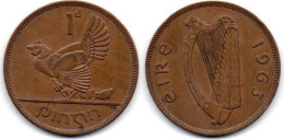 MA 24628  / Irlande - Irland - Eire 1 Penny 1963 TTB - Ierland