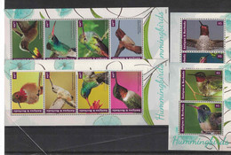 Antigua. 2015. Hummingbirds. 2 Sheets Of 4 + 2 Sheets Of 2. MNH. SCV = 34.50 - Segler & Kolibris