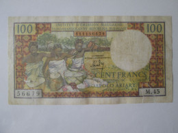 Madagascar 100 Francs 1966 Banknote See Pictures - Madagascar