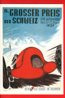 ZWS-26 Litho Souvenir 4ème GRAND PRIX De SUISSE  Bern 1937. Collection Affiche Musée Suisse Thöni 1937 - Grand Prix / F1