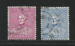 Republic Of Ireland Scott #153 - 154 Used VF............................................w68 - Gebraucht