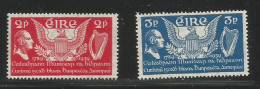 Republic Of Ireland Scott #103 - 104 MLH VF............................................w68 - Nuovi