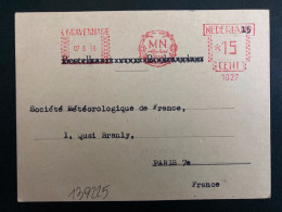 CP MARTINUS NIJHOFF LIBRAIRE EDITEUR EMA 1027 à 15 Du 07 6 56 S GRAVENHAGE - Maschinenstempel (EMA)