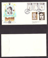 GREAT BRITAIN   Scott # 595-9 On FIRST DAY COVER (1/JULY/1969)---OS-739 - 1952-1971 Pre-Decimal Issues