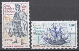 France Colonies, TAAF 1980 Ships Boats Mi#142-143 Mint Never Hinged (sans Charniere) - Neufs