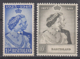 Basutoland 1948 Royal Silver Wedding Jubilee, Mint Never Hinged - 1933-1964 Colonia Británica