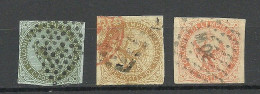 FRANCE Colonies 1859/1865 Michel 1 & 3 & 5 O Adler Eagle Aigle Imperial - Águila Imperial