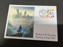 1-8-2023 (3 T 47) Australia - Harry Potter Hogwarts Legacy - Covers & Documents