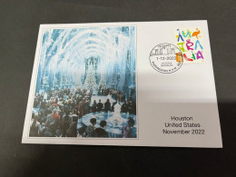 1-8-2023 (3 T 47) Australia - Harry Potter Yule Ball In Houston (USA) - Lettres & Documents