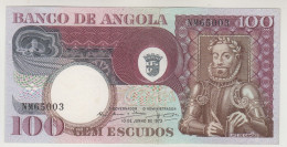Angola Banconota 100 Escudos Dec. 10/06/1973 Luiz De Camoes Pick # 106 FDS - Angola