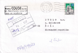 LETTER RECOMANDE   1997  KOSICE - Lettres & Documents