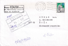 LETTER RECOMANDE   1997  KOSICE - Storia Postale