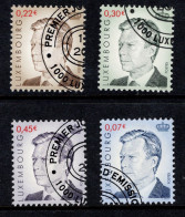 2001 Luxemburg Mi. 1539-42**MNH Prince Henri Set Of Four VFU - Gebraucht