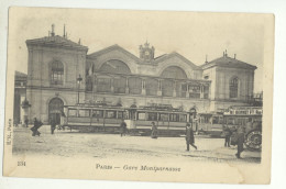 75/ CPA A - Paris - Gare Montparnasse - Pariser Métro, Bahnhöfe